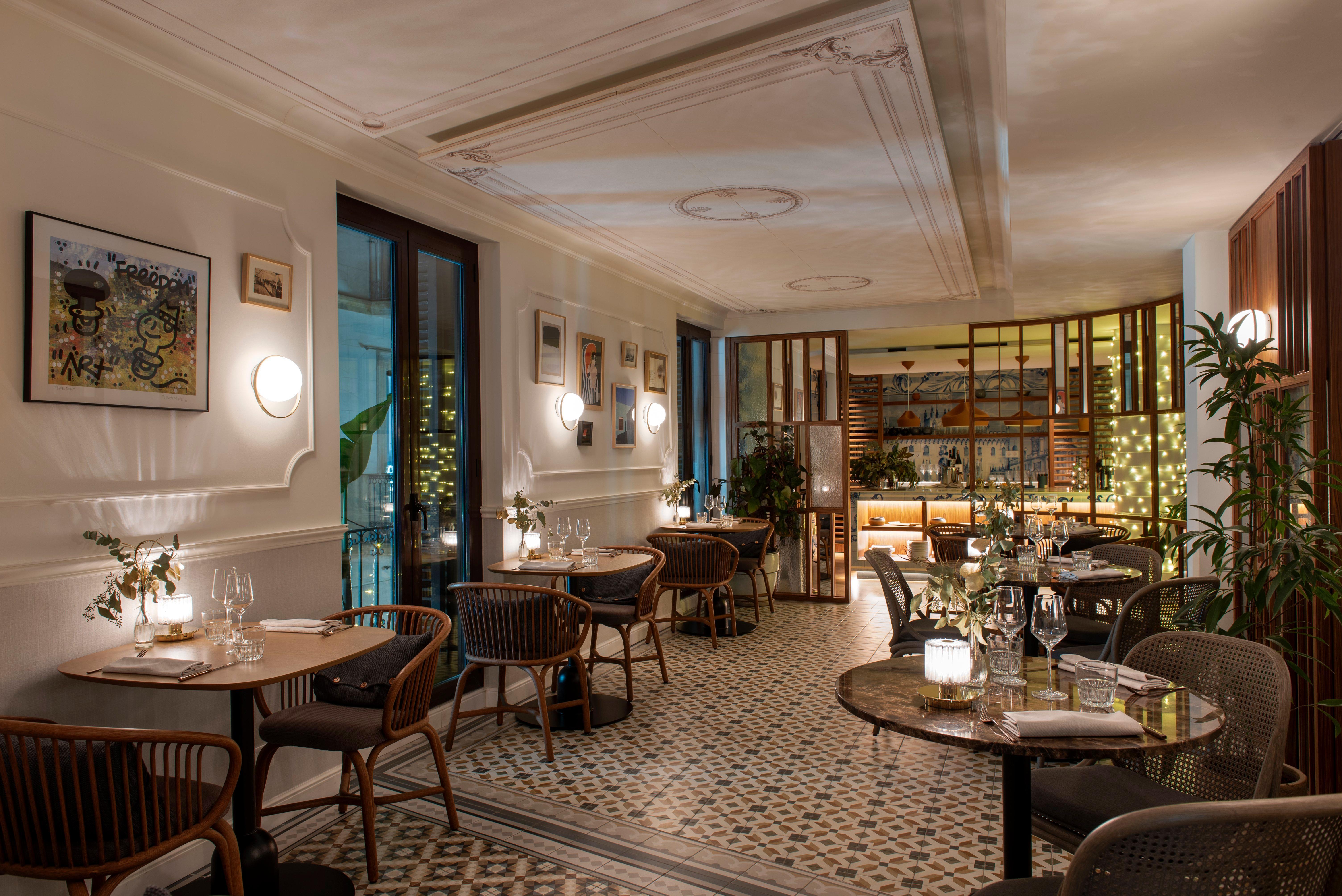Kimpton Vividora Hotel By Ihg Barcelona Ngoại thất bức ảnh The interior of the restaurant