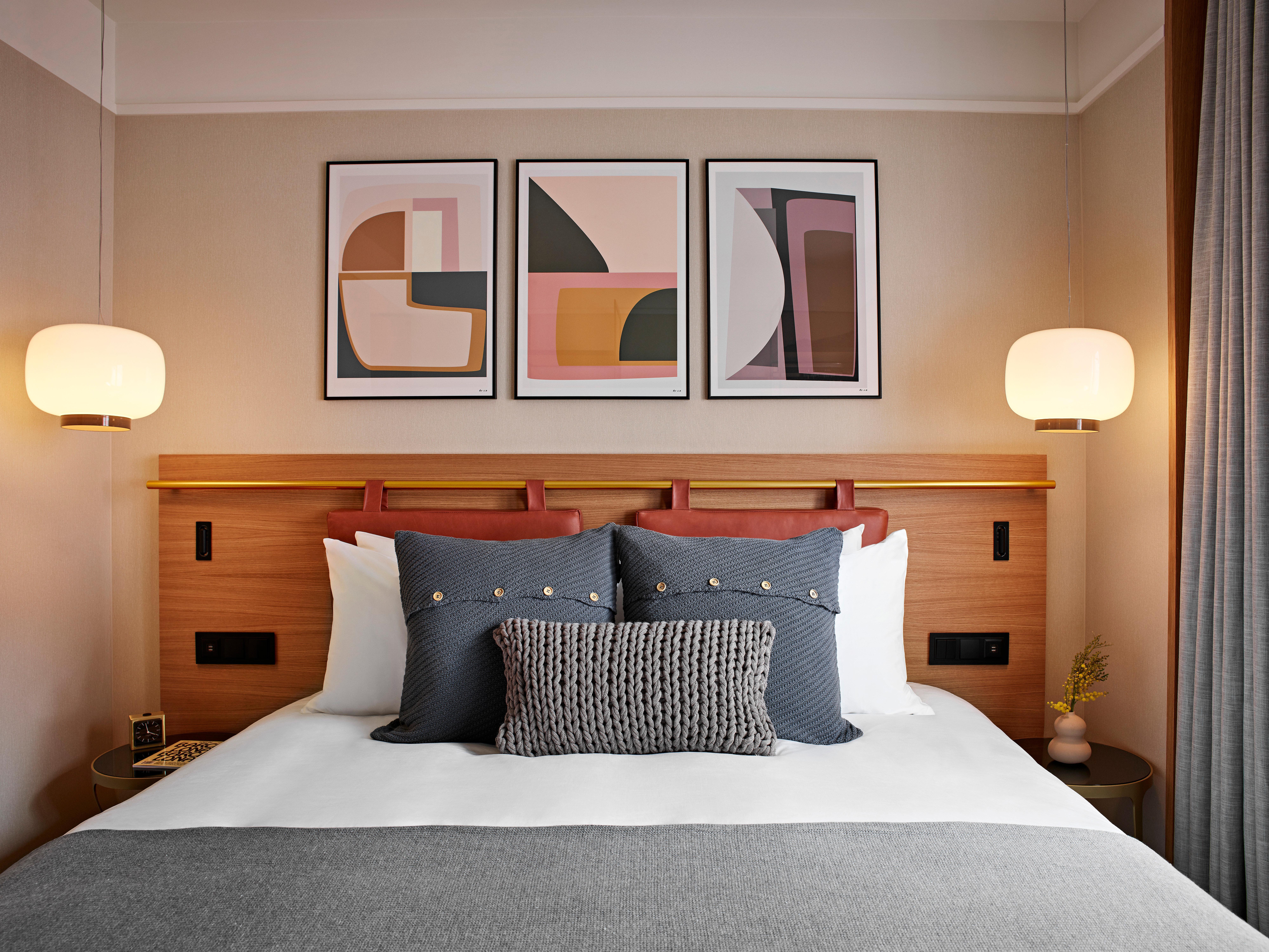 Kimpton Vividora Hotel By Ihg Barcelona Ngoại thất bức ảnh A bedroom at the hotel